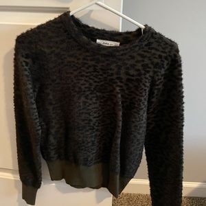 Zara Leopard Print Sweater